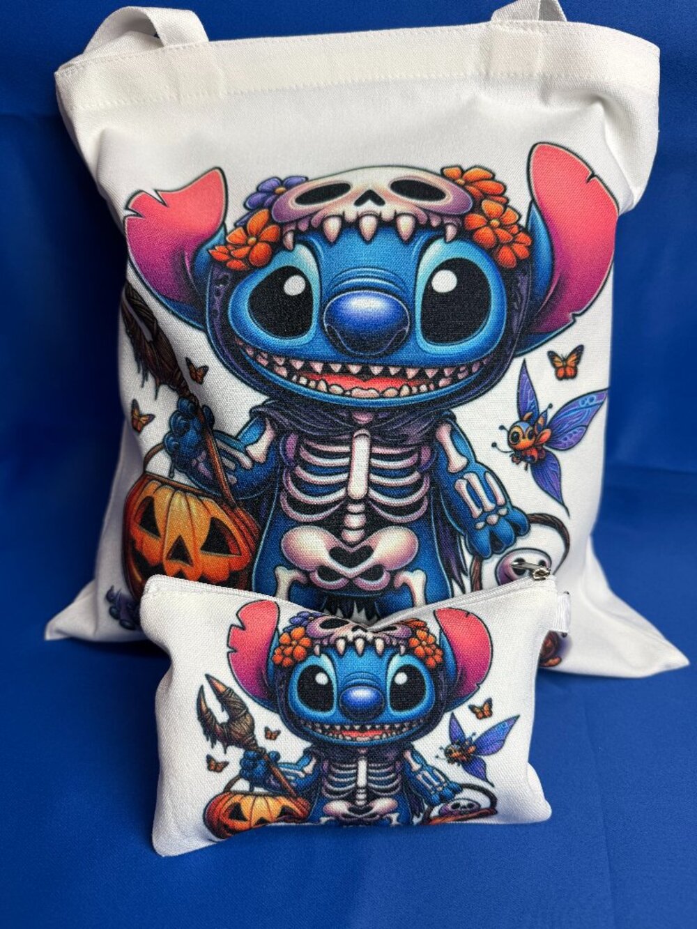 Cute Halloween Character Reusable Tote Bag & Mini Bag Trick or Treat
